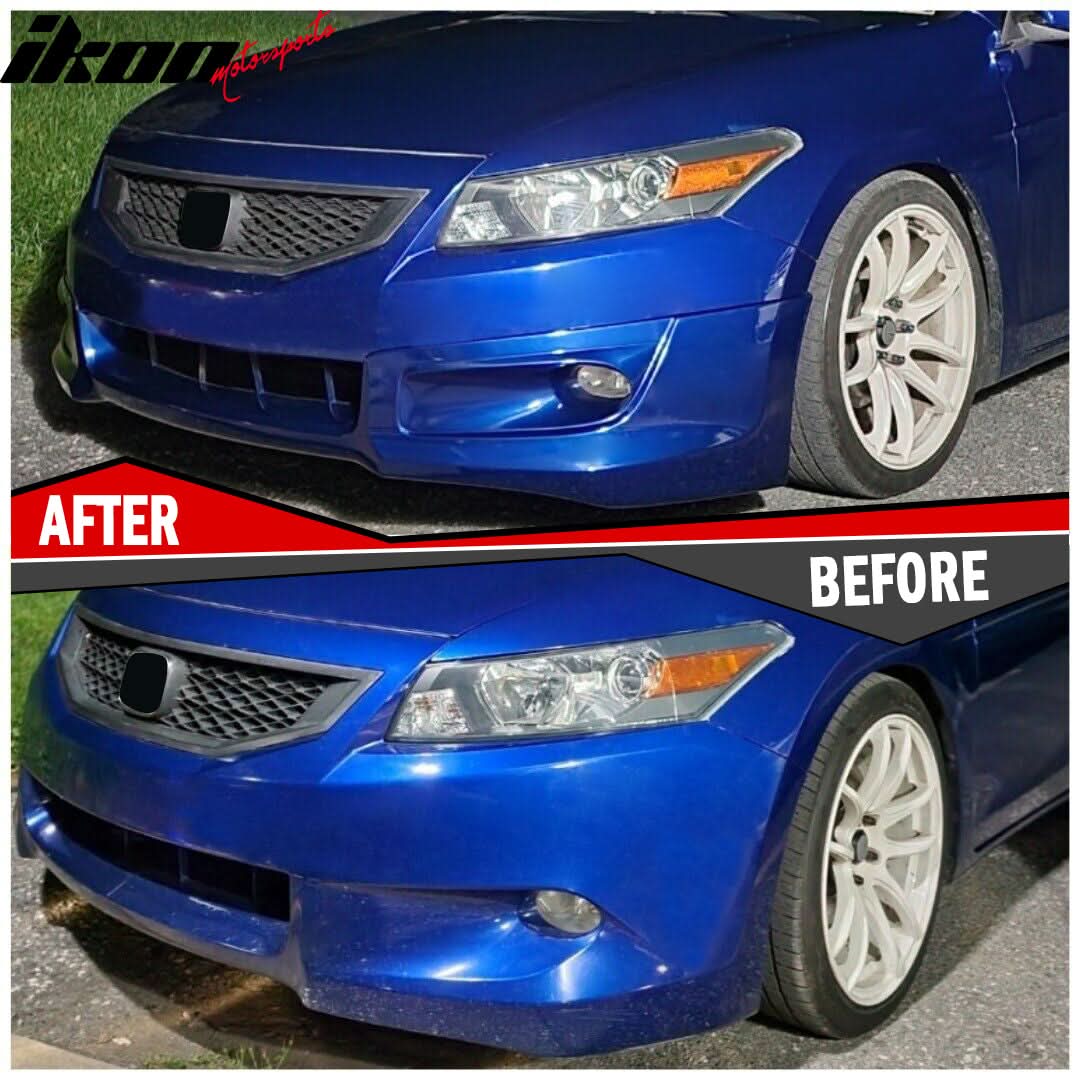 2008-2012 Honda Accord 2Dr Front Lip Spoiler HFP Style PU