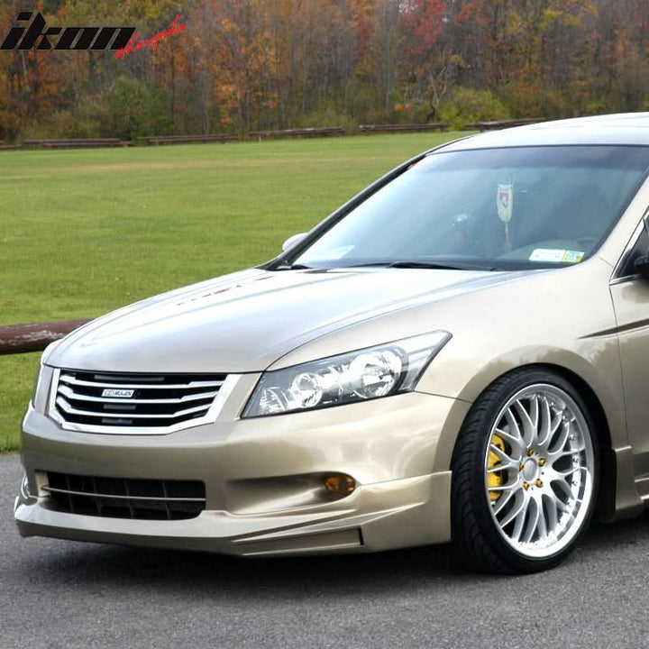 2008-2010 Honda Accord Mugen Style Front Bumper Lip Spoiler PU