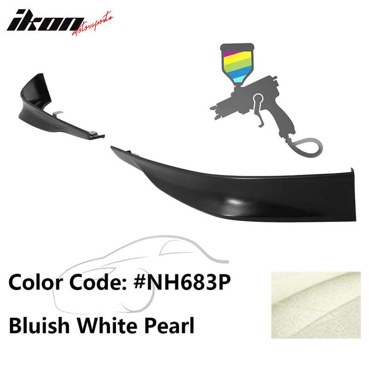 2013-2015 Honda Accord Sedan HFP Style Front Bumper Lip PP 2PC