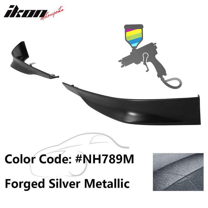 2013-2015 Honda Accord Sedan HFP Style Front Bumper Lip PP 2PC