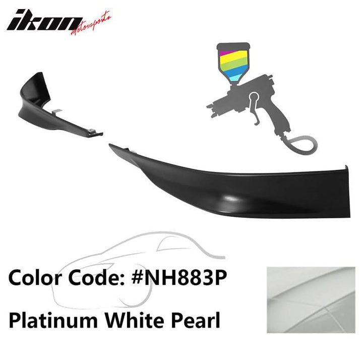 2013-2015 Honda Accord Sedan HFP Style Front Bumper Lip PP 2PC