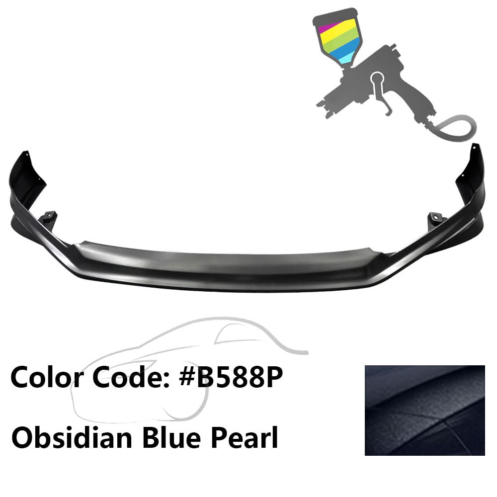 2013-2015 Honda Accord Sedan MD Style Front Bumper Lip PP 4DR