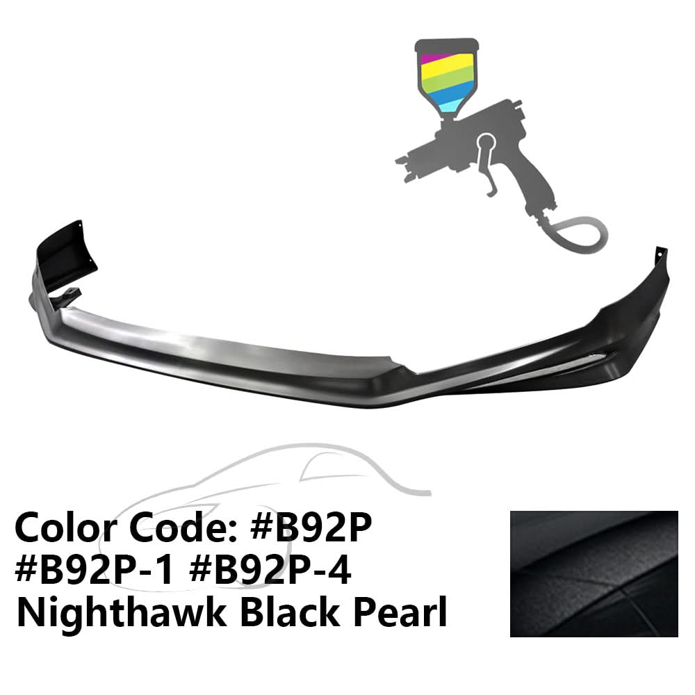 2013-2015 Honda Accord Sedan MD Style Front Bumper Lip PP 4DR