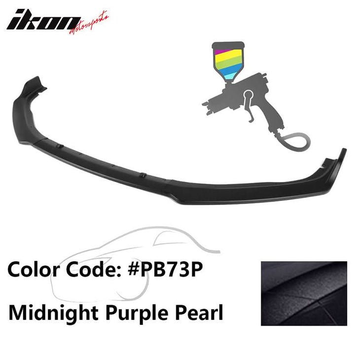 2018-2020 Honda Accord OE Style Front Bumper Lip 3PC PP