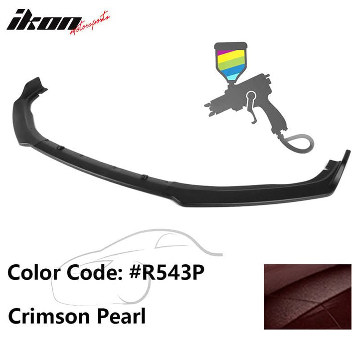 2018-2020 Honda Accord OE Style Front Bumper Lip 3PC PP