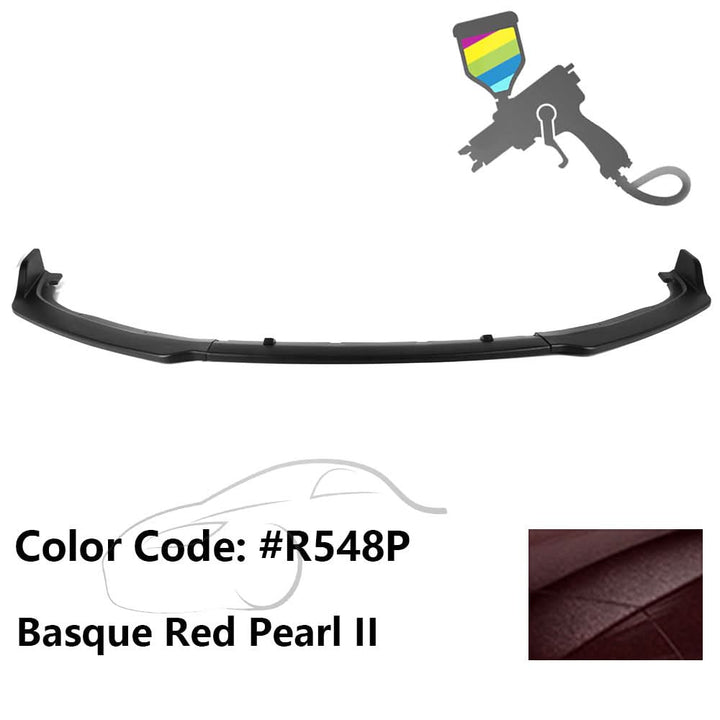 2018-2020 Honda Accord OE Style Front Bumper Lip 3PC PP
