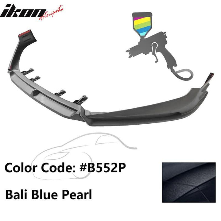 2018-2021 Honda Accord 3PC Front Bumper Lip PP
