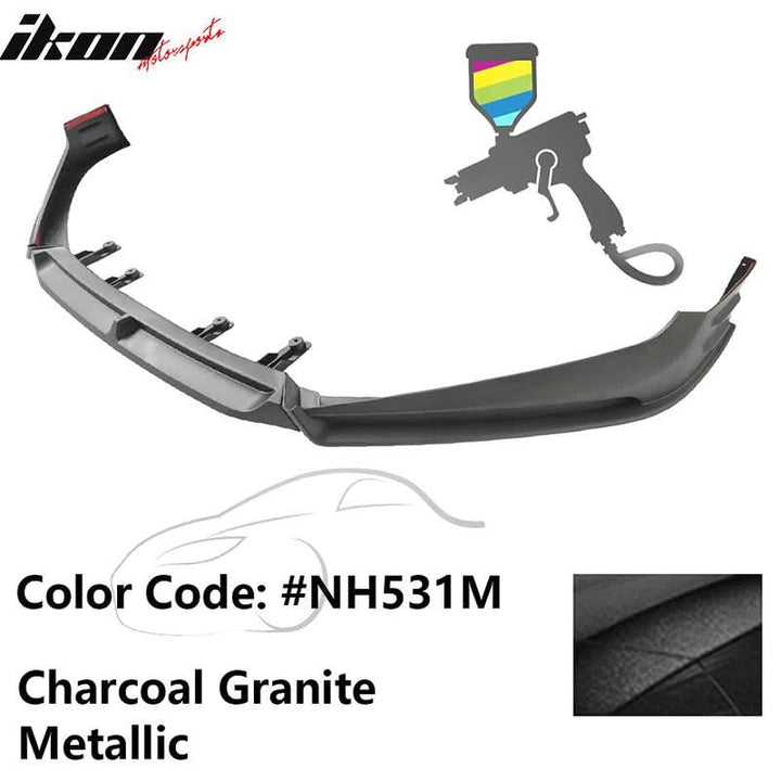 2018-2021 Honda Accord 3PC Front Bumper Lip PP
