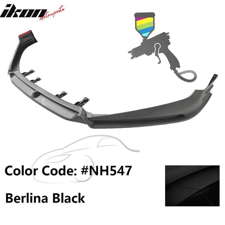 2018-2021 Honda Accord 3PC Front Bumper Lip PP