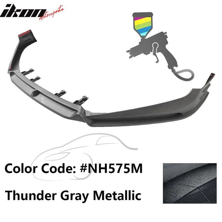 2018-2021 Honda Accord 3PC Front Bumper Lip PP