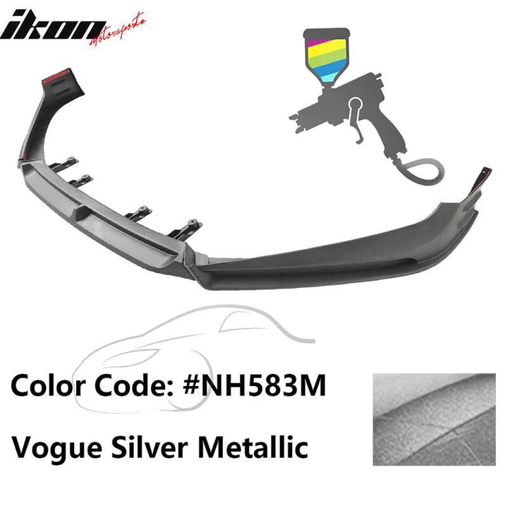 2018-2021 Honda Accord 3PC Front Bumper Lip PP