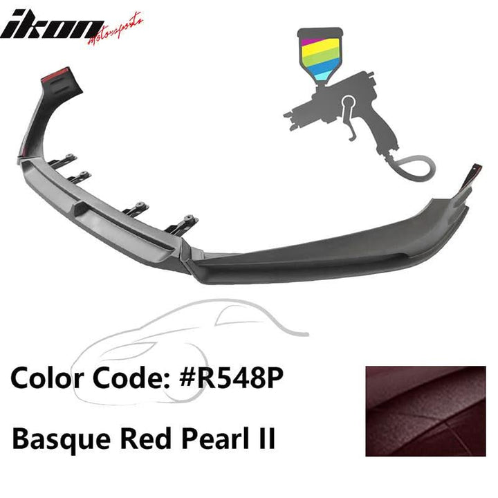 2018-2021 Honda Accord 3PC Front Bumper Lip PP