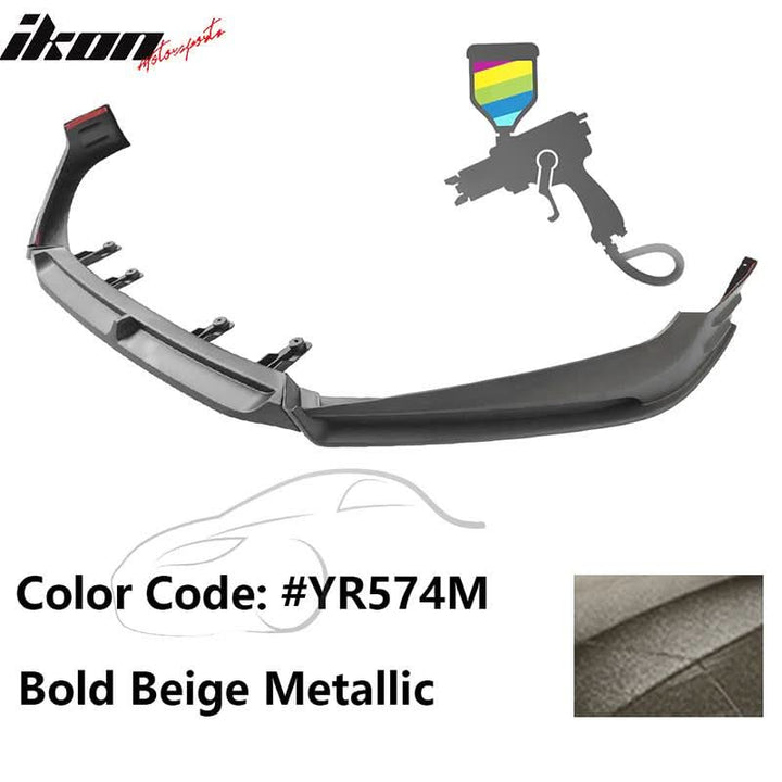 2018-2021 Honda Accord 3PC Front Bumper Lip PP