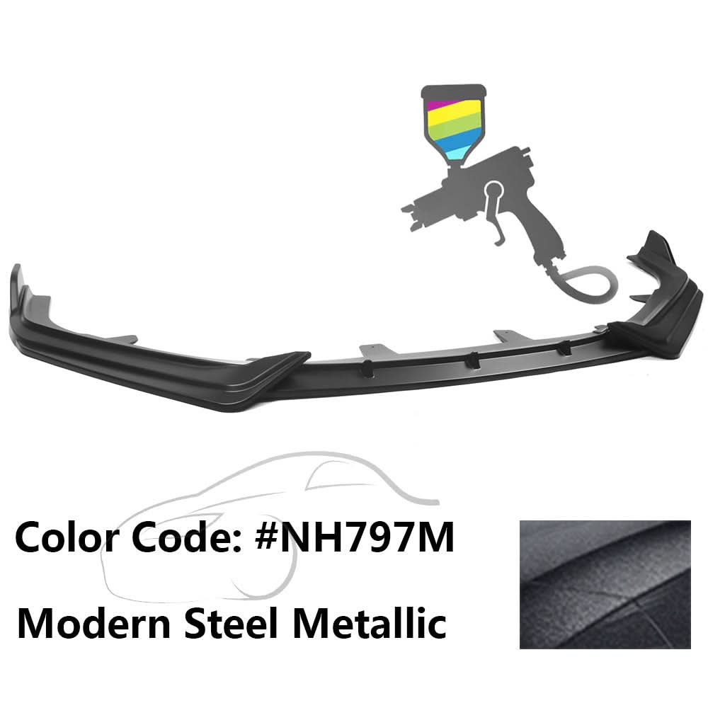 2021-2022 Honda Accord IKON V1 Style Front Bumper Lip Spoiler 3PCS PP