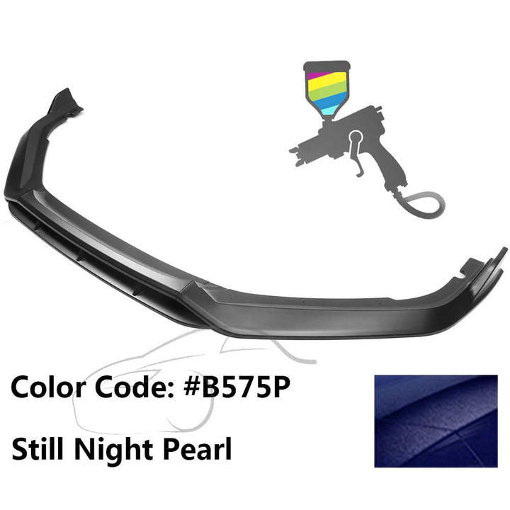 2021-2022 Honda Accord IKON V2 Style Front Bumper Lip Spoiler 4PCS PP