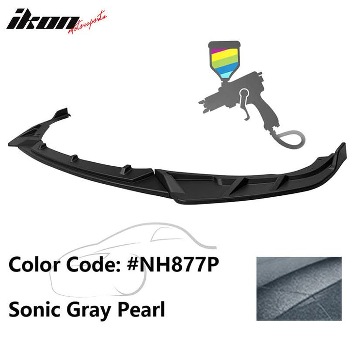 2021-2022 Honda Accord IKON V3 Front Bumper Lip PP