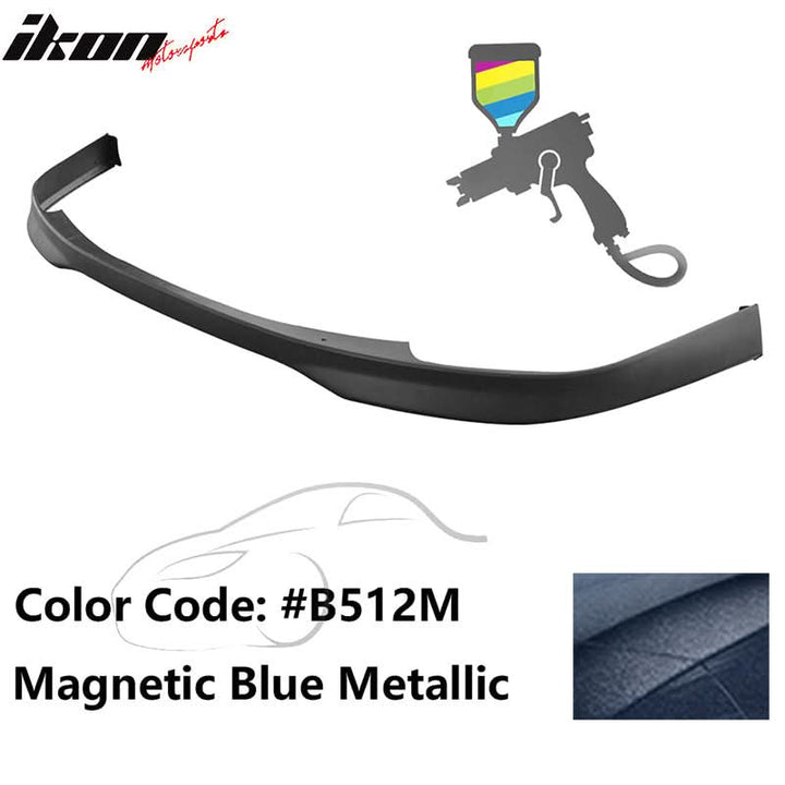 1998-2000 Honda Accord Coupe 2DR T-R Style Painted Front Bumper Lip PP