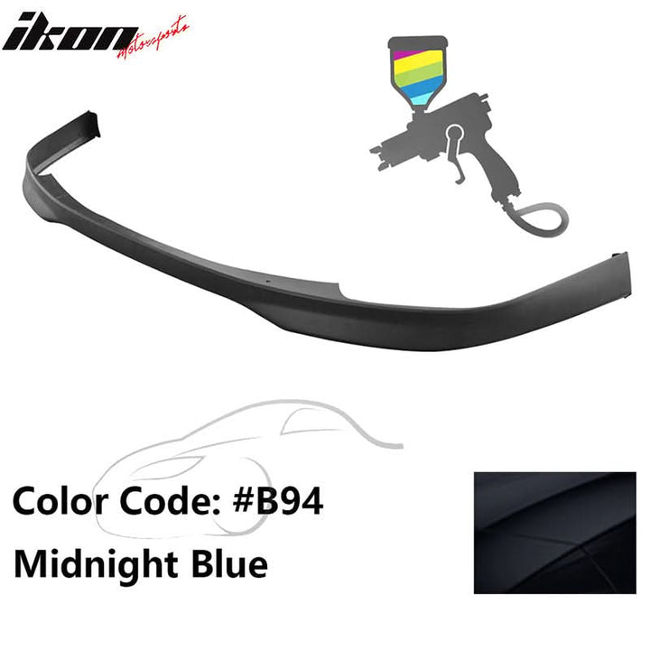 1998-2000 Honda Accord Coupe 2DR T-R Style Painted Front Bumper Lip PP