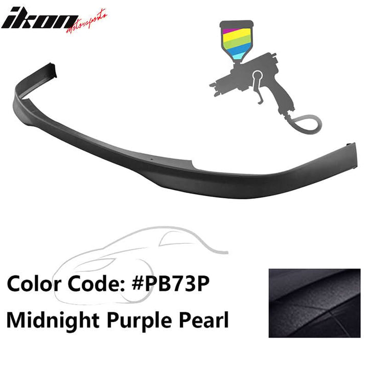 1998-2000 Honda Accord Coupe 2DR T-R Style Painted Front Bumper Lip PP
