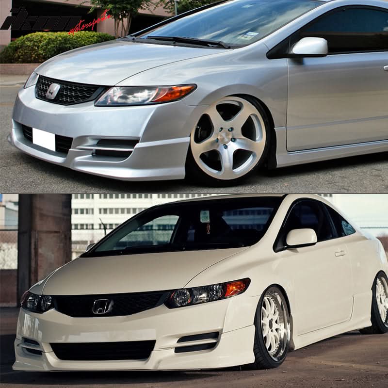 2009-2011 Honda Civic 2Dr Coupe HFP Style Front Lip Spolier PU
