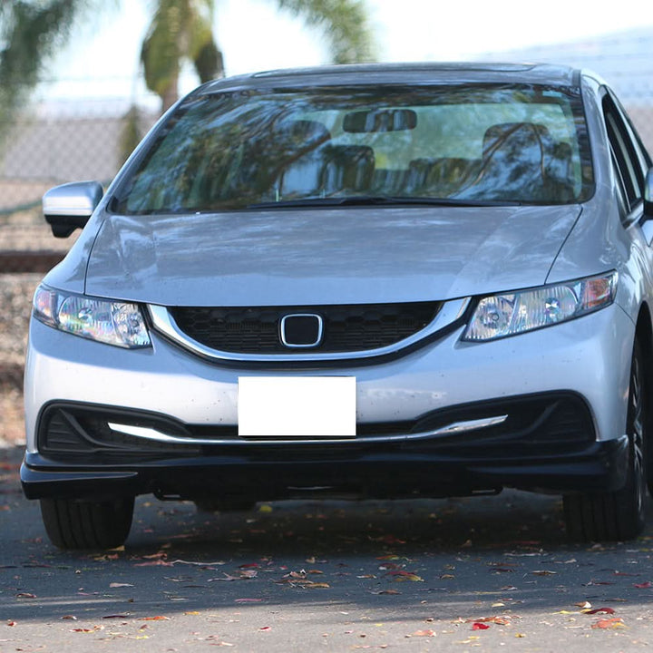 2013-2015 Honda Civic Sedan 4DR Front Bumper Lip Chin Spoiler PU