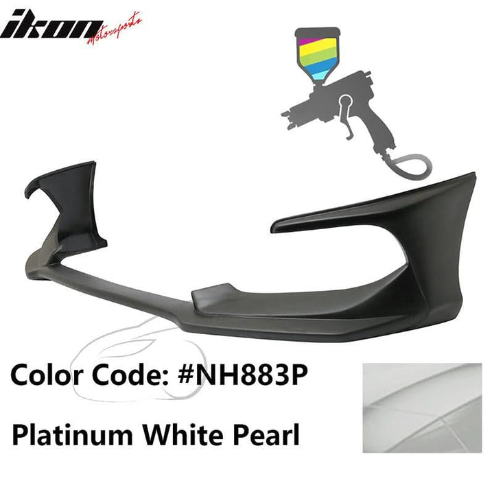 2016-2018 Honda Civic Coupe Sedan AVS Style Painted Front Bumper Lip