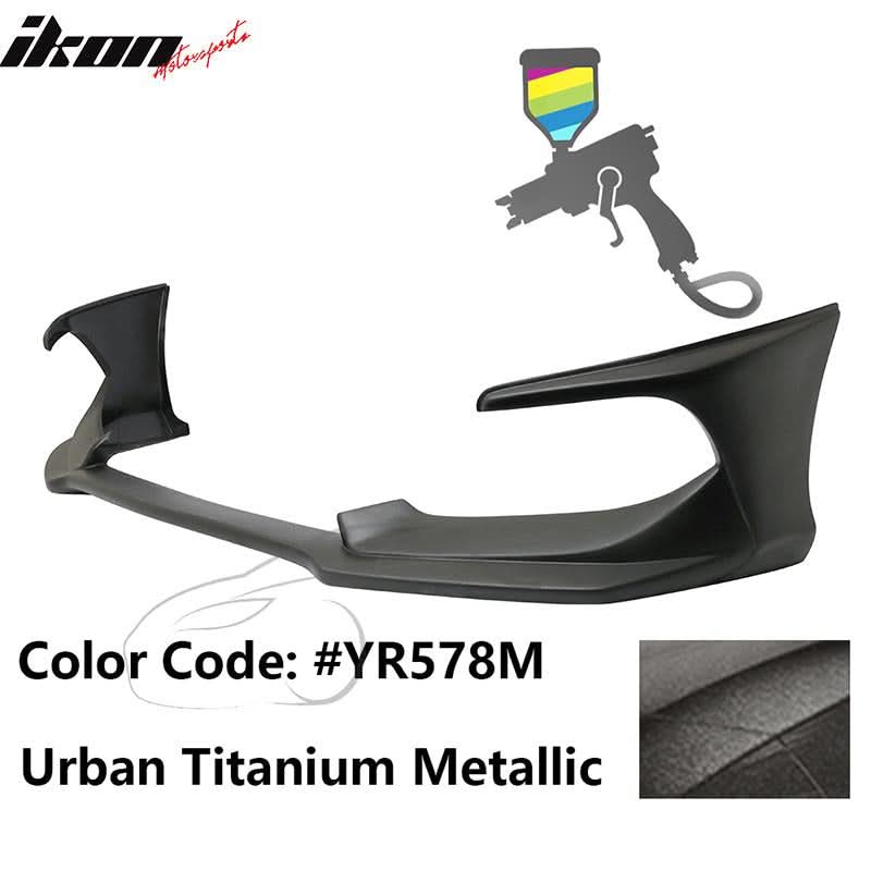 2016-2018 Honda Civic Coupe Sedan AVS Style Painted Front Bumper Lip
