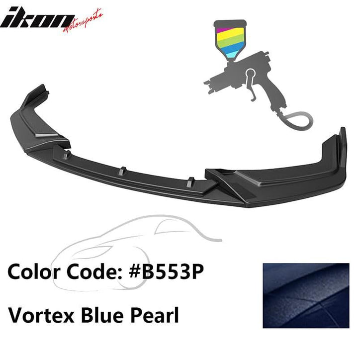 2017-2021 Honda Civic Hatchback IKON Style 3PCS Front Bumper Lip PP
