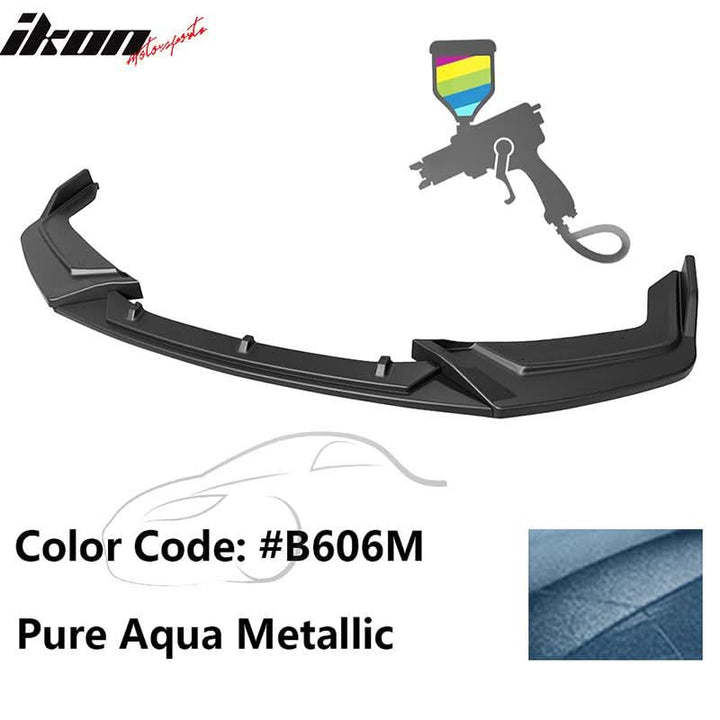 2017-2021 Honda Civic Hatchback IKON Style 3PCS Front Bumper Lip PP