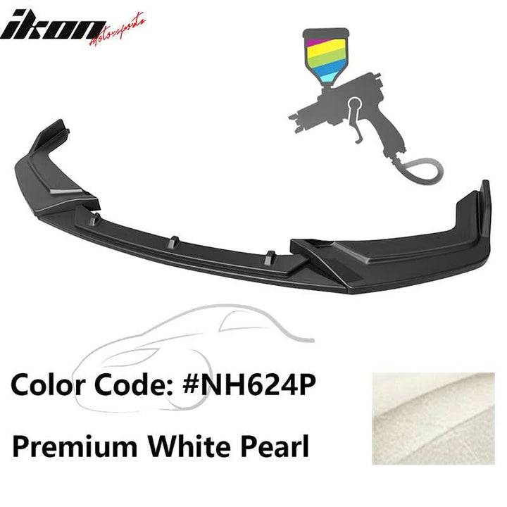 2017-2021 Honda Civic Hatchback IKON Style 3PCS Front Bumper Lip PP