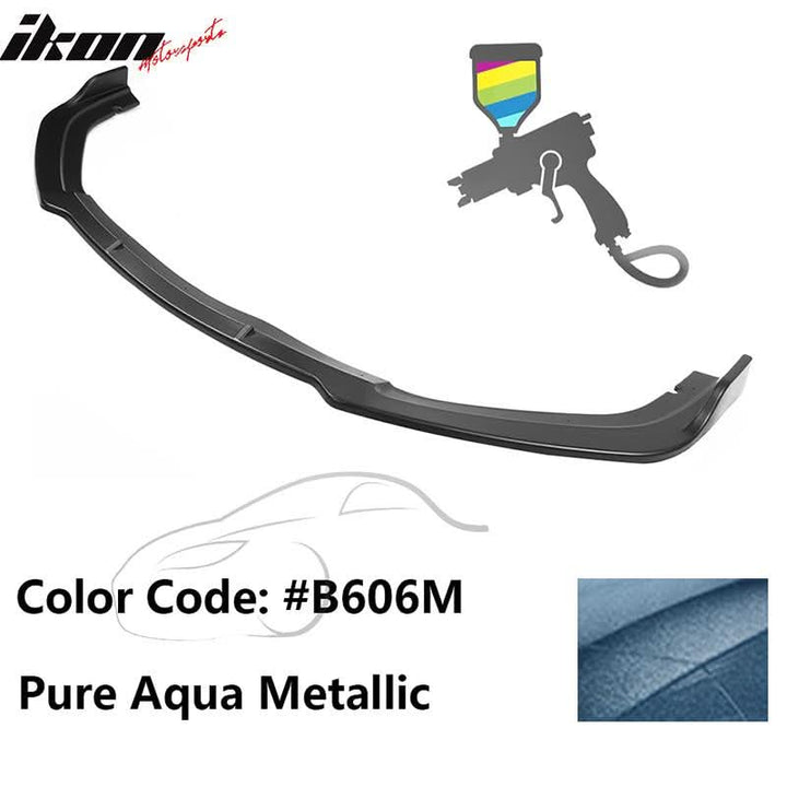 2019-2021 Honda Civic IKON V4 Style Front Bumper Lip Chin Spoiler 1PC