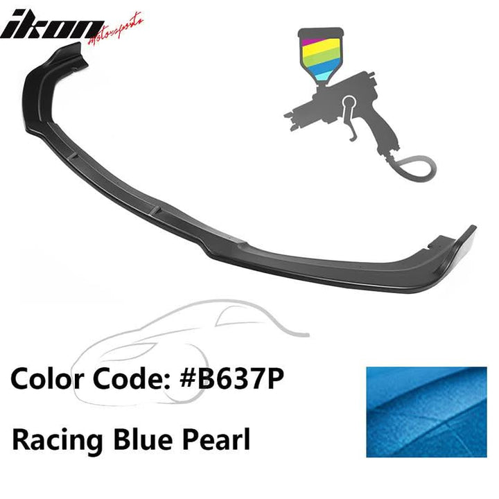 2019-2021 Honda Civic IKON V4 Style Front Bumper Lip Chin Spoiler 1PC