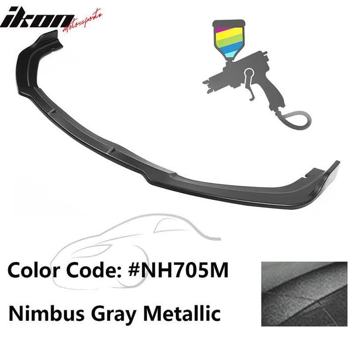 2019-2021 Honda Civic IKON V4 Style Front Bumper Lip Chin Spoiler 1PC