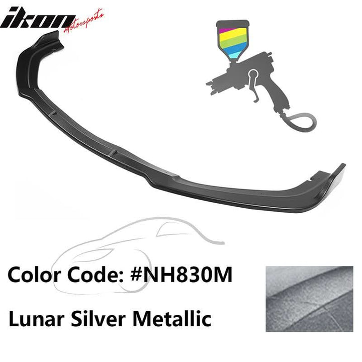 2019-2021 Honda Civic IKON V4 Style Front Bumper Lip Chin Spoiler 1PC