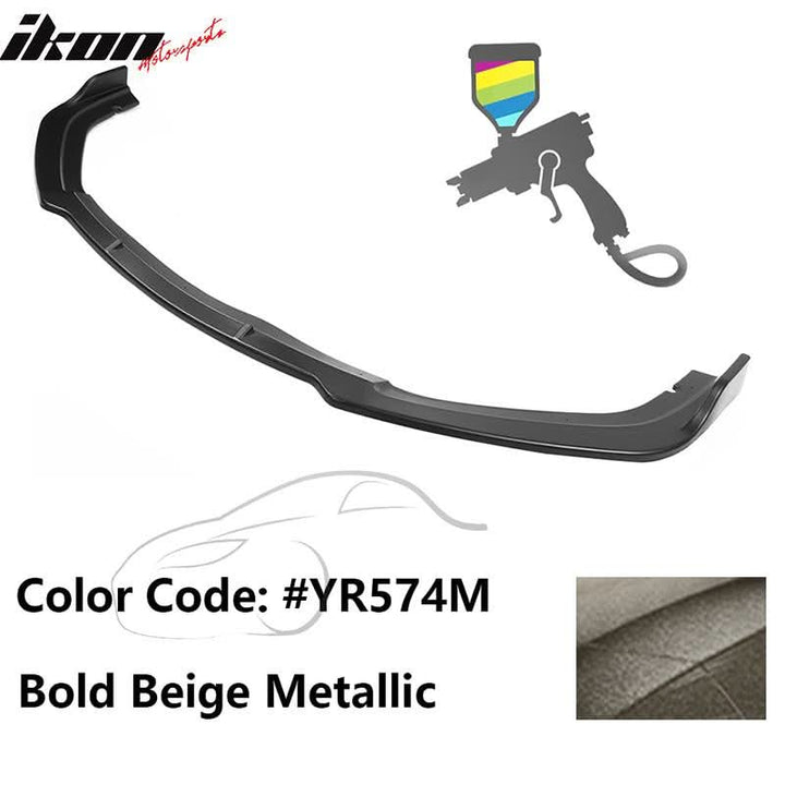2019-2021 Honda Civic IKON V4 Style Front Bumper Lip Chin Spoiler 1PC