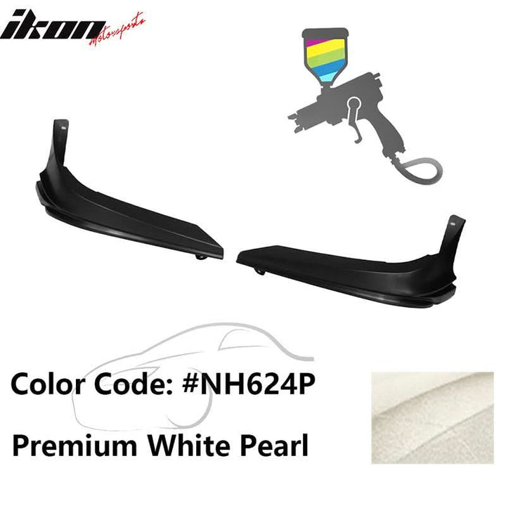 2019-2021 Honda Civic 10TH Gen Modulo Style Front Bumper Lip Splitters