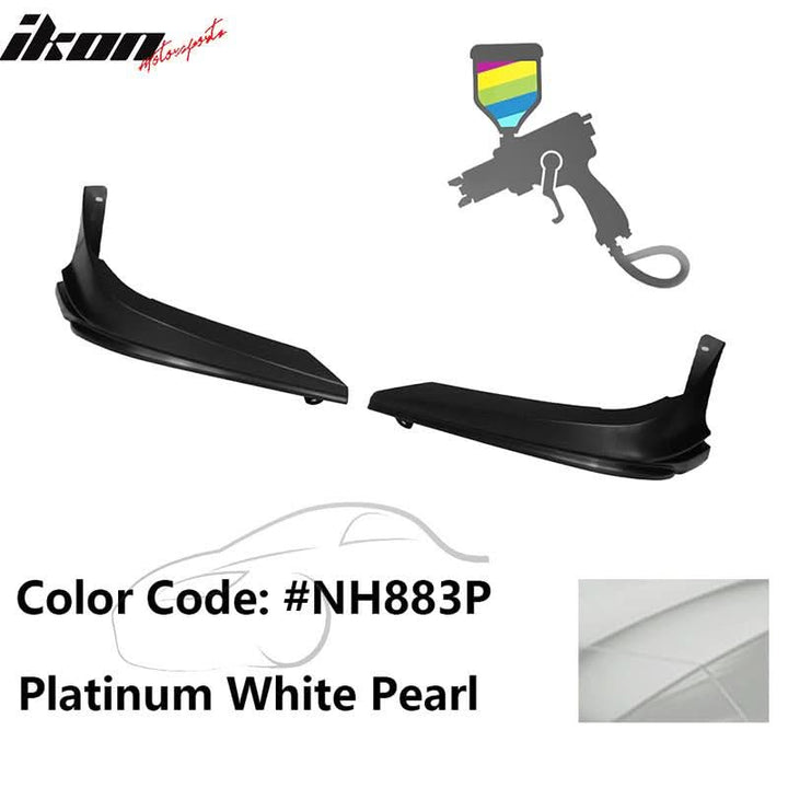 2019-2021 Honda Civic 10TH Gen Modulo Style Front Bumper Lip Splitters