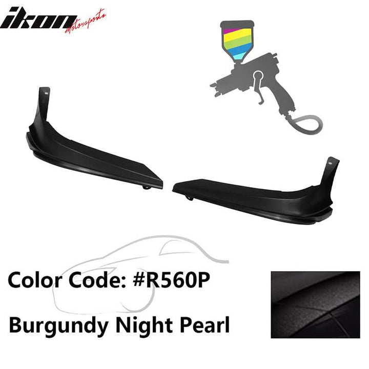 2019-2021 Honda Civic 10TH Gen Modulo Style Front Bumper Lip Splitters