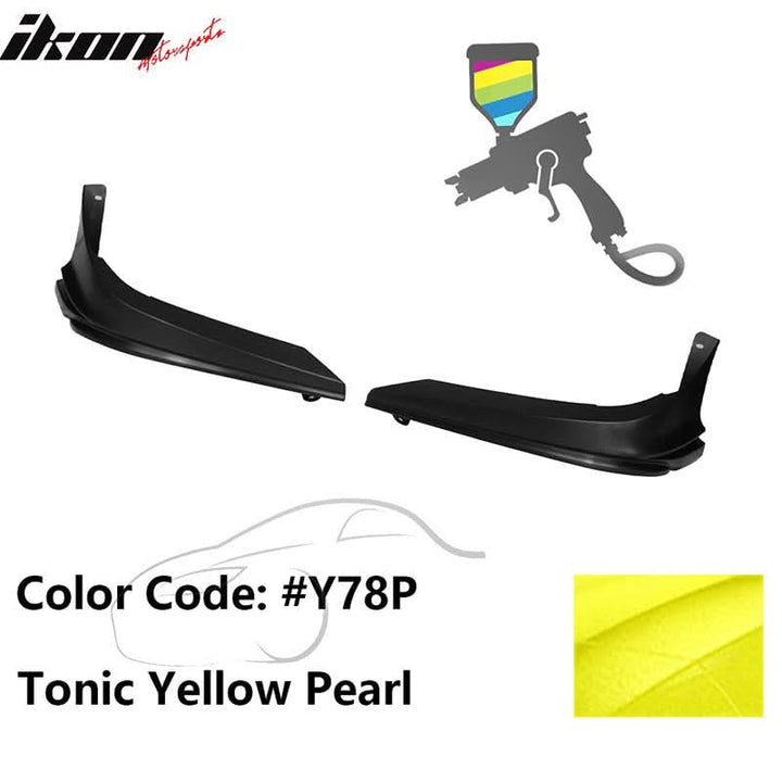 2019-2021 Honda Civic 10TH Gen Modulo Style Front Bumper Lip Splitters