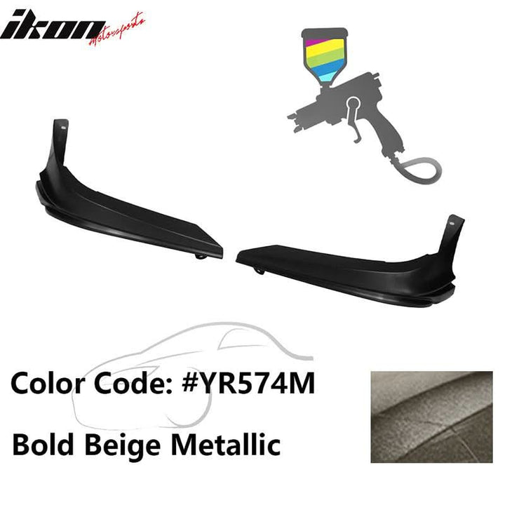 2019-2021 Honda Civic 10TH Gen Modulo Style Front Bumper Lip Splitters