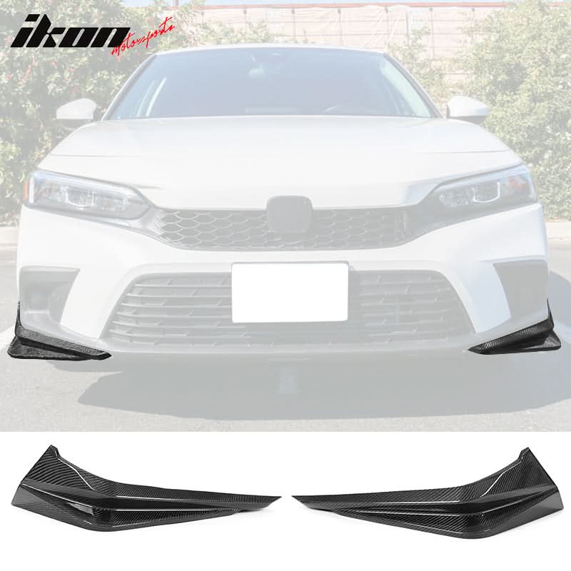 2022-2024 Honda Civic 11th HPD Style 2PC Front Splitters Painted PP