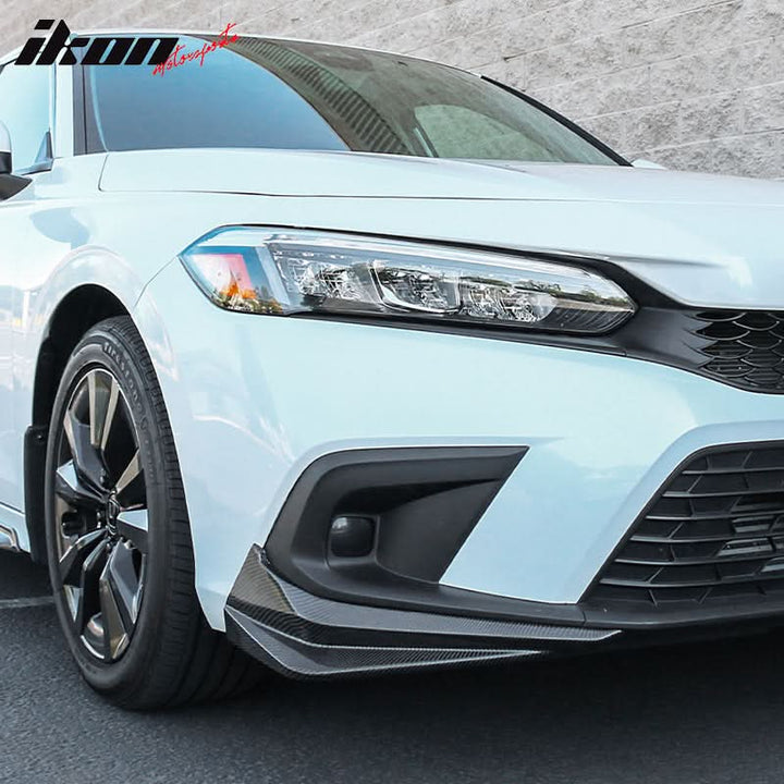 2022-2024 Honda Civic 11th HPD Style 2PC Front Splitters Painted PP