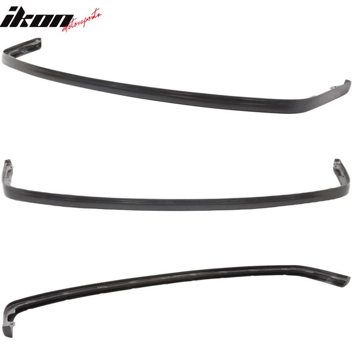 1990-1991 Honda Civic OEM Style Unpainted Black Front Bumper Lip PU