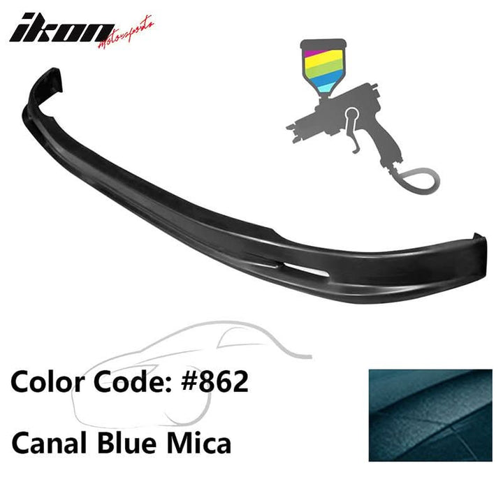 1992-1995 Honda Civic 4-Door Front Bumper Lip Spoiler PU