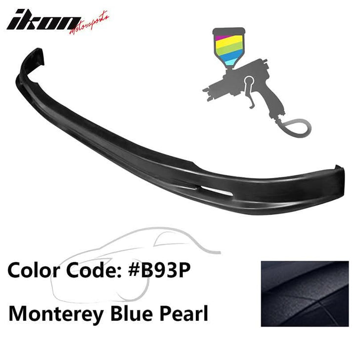1992-1995 Honda Civic 4-Door Front Bumper Lip Spoiler PU