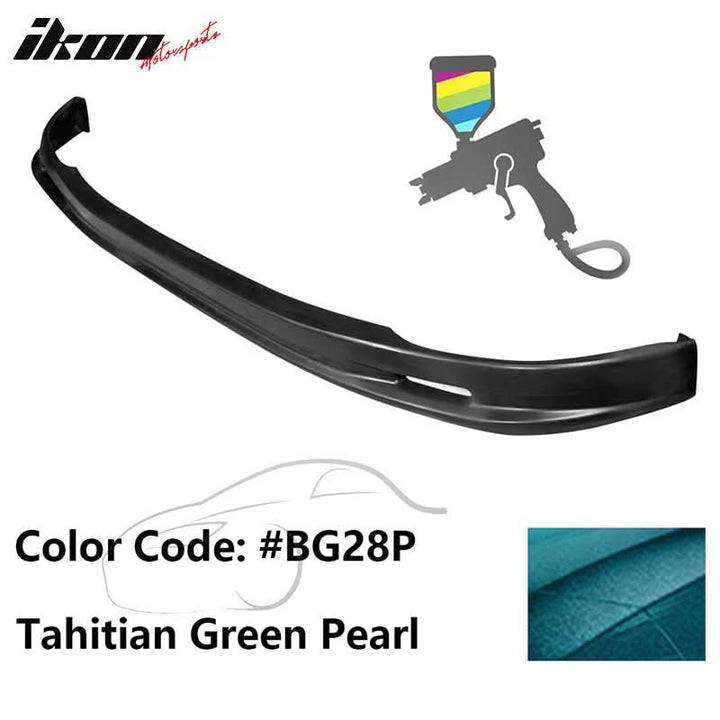 1992-1995 Honda Civic 4-Door Front Bumper Lip Spoiler PU