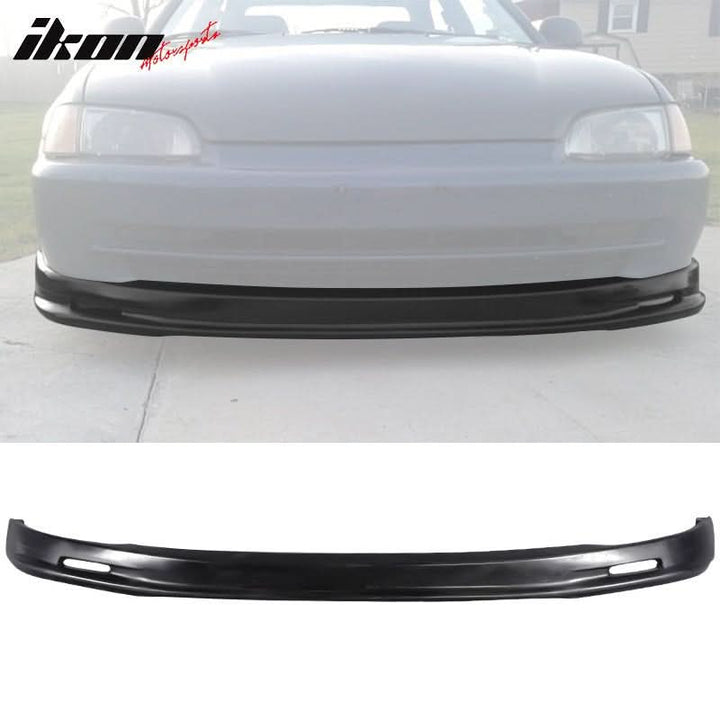 1992-1995 Honda Civic 4-Door Front Bumper Lip Spoiler PU