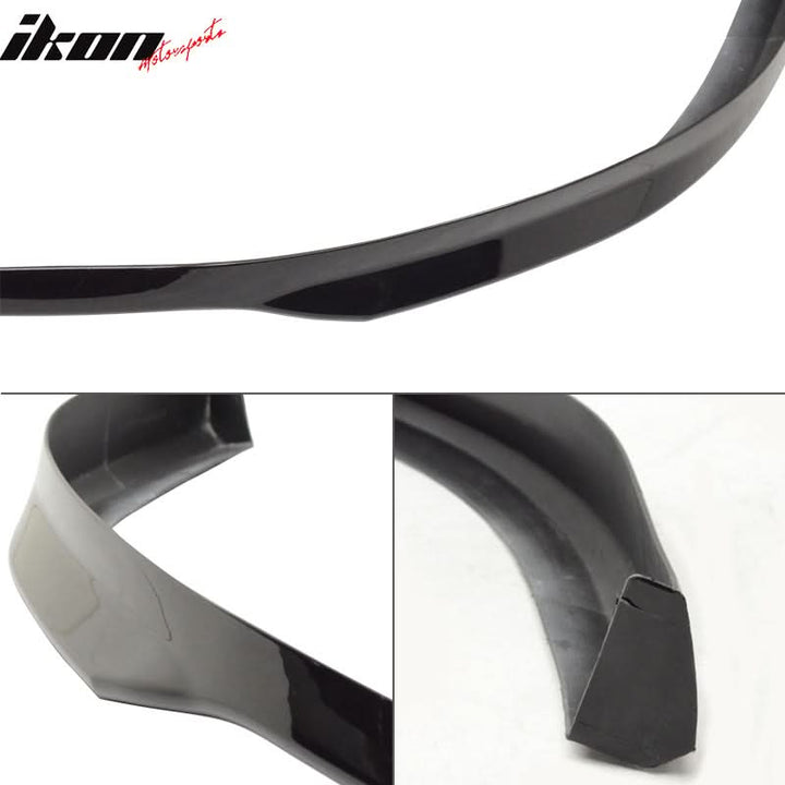 1996-1998 Honda Civic EK 2Dr Type R Painted Black Front Bumper Lip PU