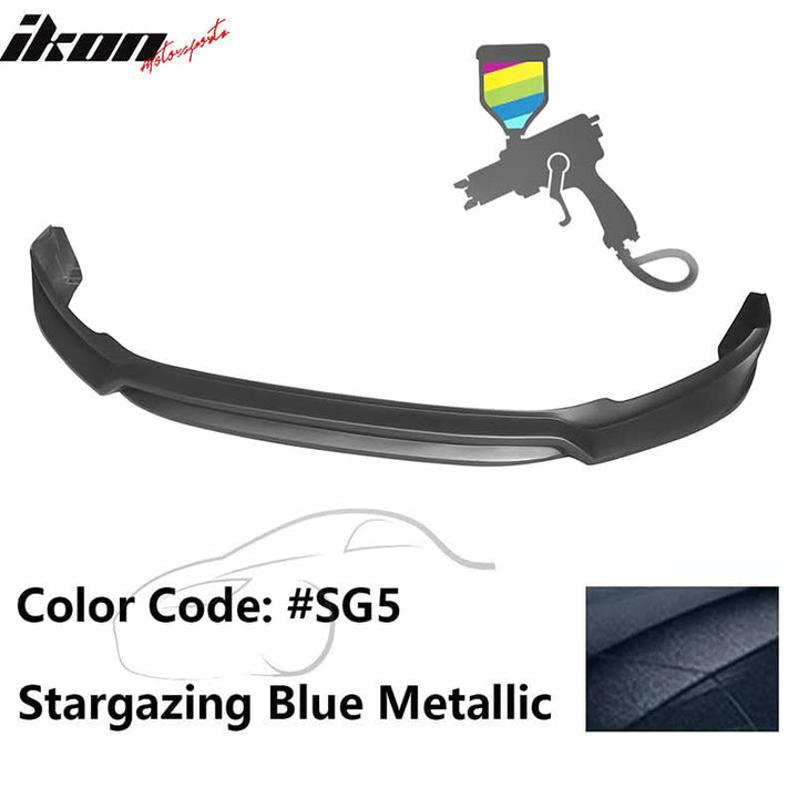 2017-2018 Hyundai Elantra L Style Painted Front Bumper Lip PP