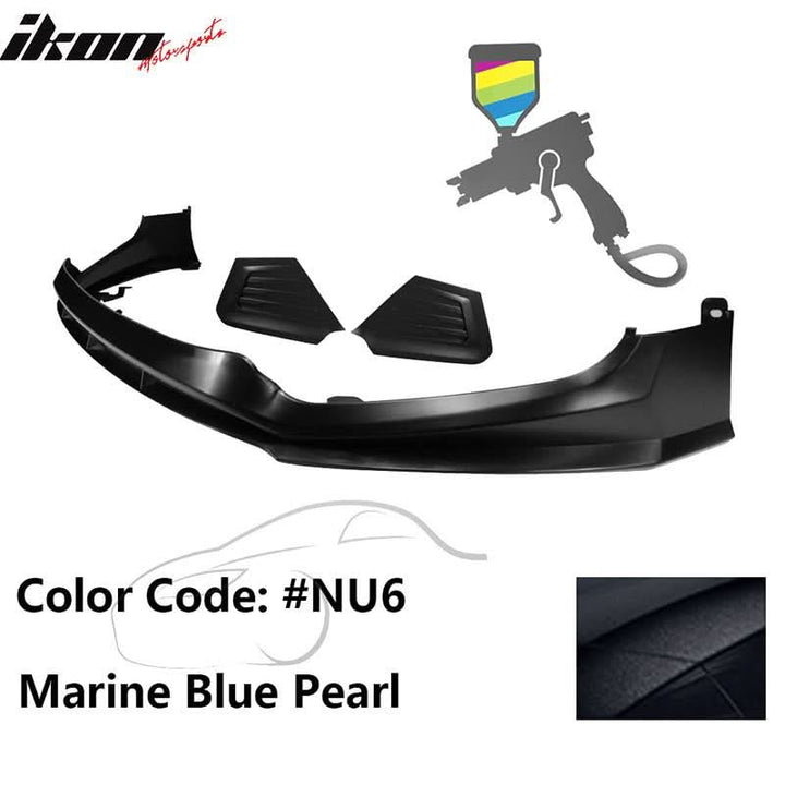 2017-2018 Hyundai Elantra SPW Style Front Bumper Lip W/Covers PP